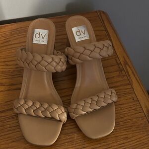 Dolce Vita Women's Tan Braided Heels